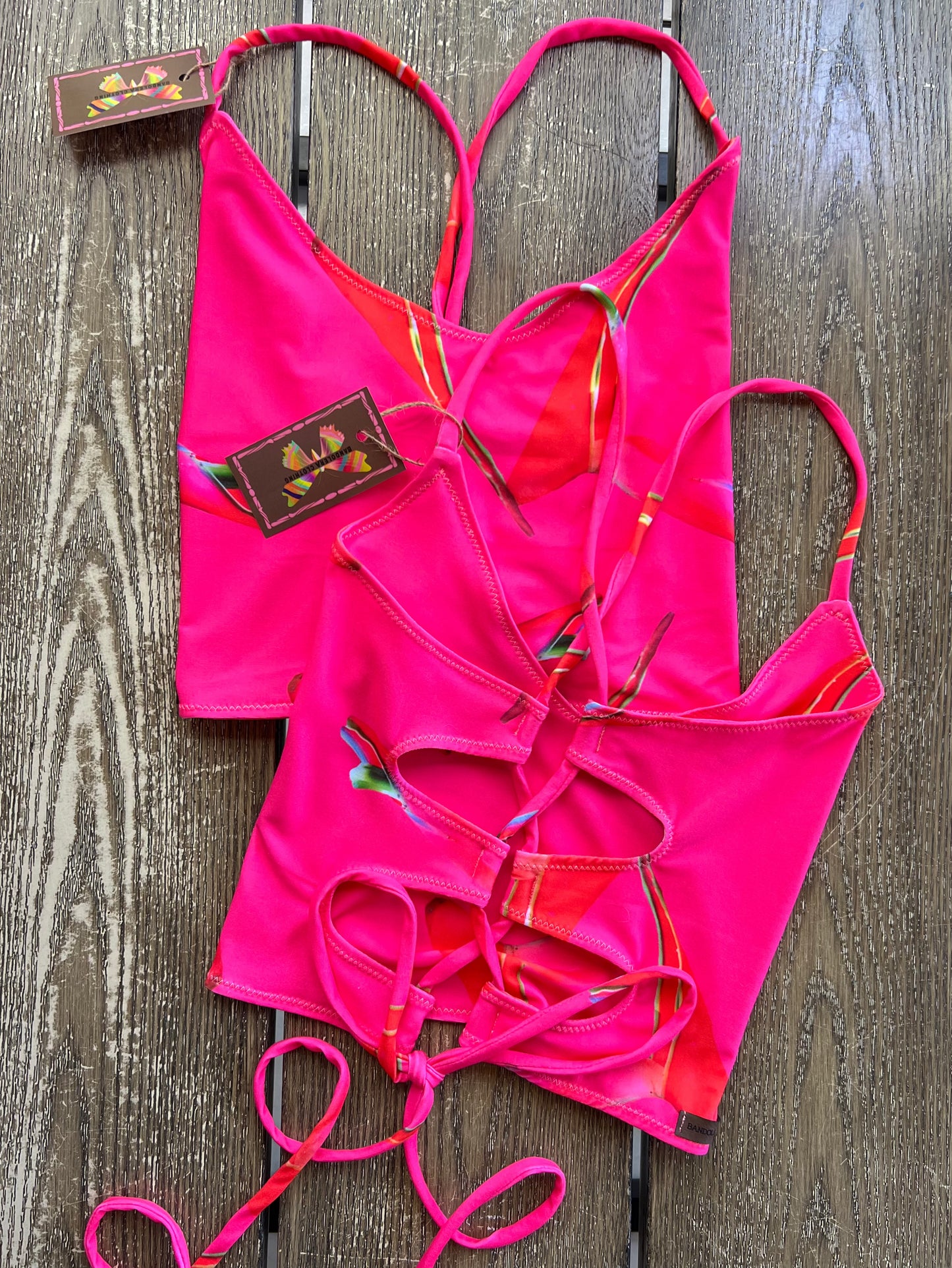 Nala Top in Pink Heliconia